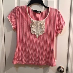 ⚡️FINAL PRICE⚡️ Moschino Vintage Ruffle Pink Top